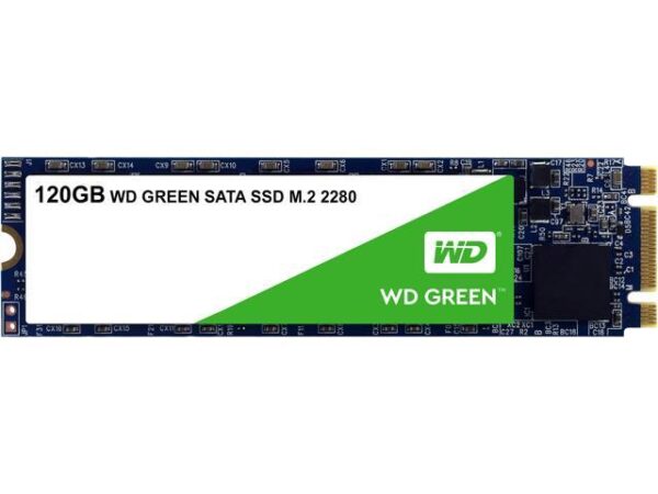 هارد درایو اس اس دی (SSD) وسترن دیجیتال (Western Digital) مدل WDS120G2G0B ظرفیت 120 گیگابایت فرم فاکتور M.2-2280 رابط SATA