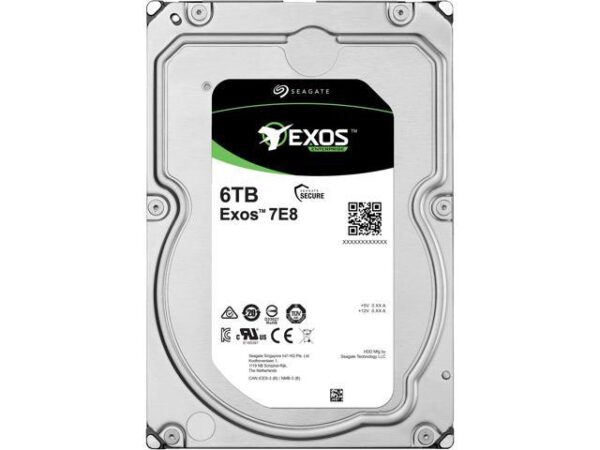 هارد دیسک درایو اینترنال سیگست (Seagate) مدل ST6000NM0115 ظرفیت 6 ترابایت سرعت 7200RPM رابط SATA
