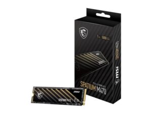 هارد درایو اس اس دی (SSD) ام اس آی (MSI) مدل M470 ظرفیت 1 ترابایت فرم فاکتور M.2-2280 رابط NVMe