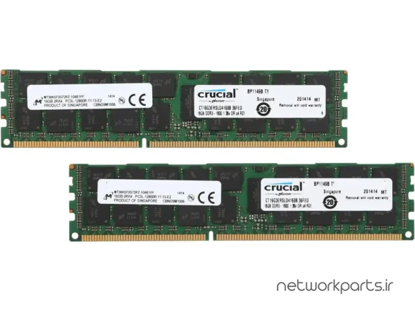رم سرور (RAM) کروشیال (Crucial) مدل CT2K16G3ERSLD4160B ظرفیت 32GB (2 x 16GB)