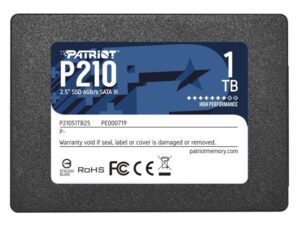 هارد درایو اس اس دی (SSD) پاتریوت (Patriot) مدل P210S1TB25 ظرفیت 1 ترابایت فرم فاکتور 2.5 اینچ رابط SATA