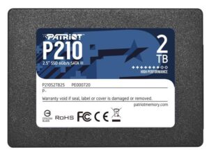 هارد درایو اس اس دی (SSD) پاتریوت (Patriot) مدل P210S2TB25 ظرفیت 2 ترابایت فرم فاکتور 2.5 اینچ رابط SATA