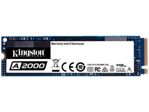 هارد درایو اس اس دی (SSD) کینگستون (Kingston) مدل SA2000M8-250G ظرفیت 250 گیگابایت فرم فاکتور M.2-2280 رابط NVMe