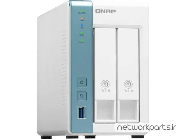 ذخیره ساز تحت شبکه (NAS) کیونپ (Qnap) مدل TS-231K-US بدون هارد درایو دارای 1GB حافظه رم