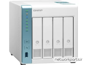 ذخیره ساز تحت شبکه (NAS) کیونپ (Qnap) مدل TS-431K-US بدون هارد درایو دارای 1GB حافظه رم