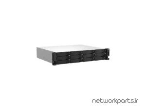 ذخیره ساز تحت شبکه (NAS) کیونپ (Qnap) مدل TS-1264U-RP-4G-US بدون هارد درایو دارای 4GB حافظه رم