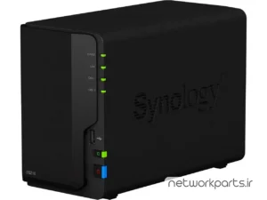 ذخیره ساز تحت شبکه (NAS) سینولوژی (Synology) مدل DS218+ بدون هارد درایو دارای 2GB حافظه رم