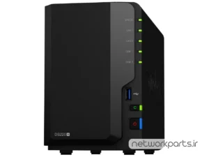 ذخیره ساز تحت شبکه (NAS) سینولوژی (Synology) مدل DS220+ بدون هارد درایو دارای 2GB حافظه رم
