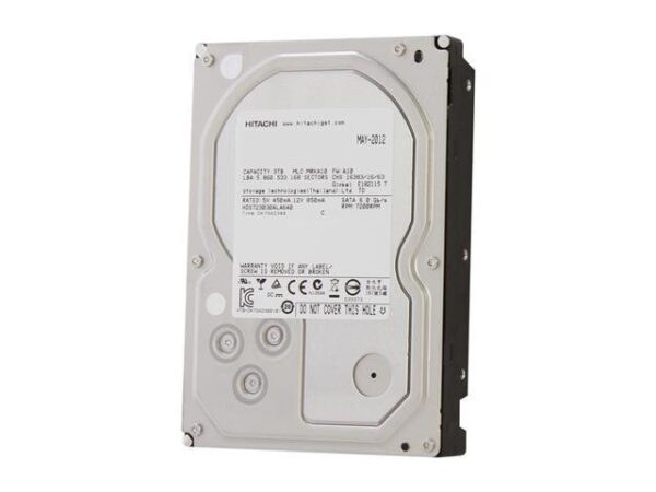 هارد دیسک درایو اینترنال اچ جی اس تی (HGST) مدل HDS723030ALA640(0F12450) ظرفیت 3 ترابایت سرعت 7200RPM رابط SATA