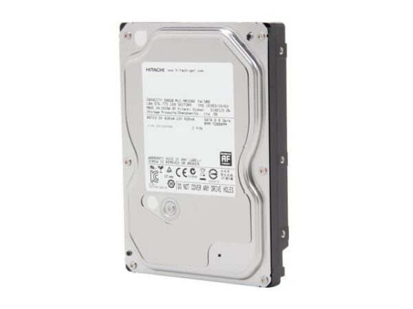 هارد دیسک درایو اینترنال اچ جی اس تی (HGST) مدل HDS721050DLE630(0F13178) ظرفیت 500 گیگابایت سرعت 7200RPM رابط SATA