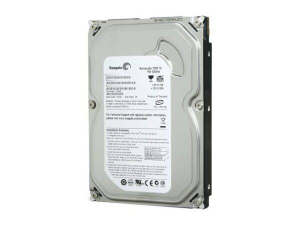 هارد دیسک درایو اینترنال سیگست (Seagate) مدل ST3160215A ظرفیت 160 گیگابایت سرعت 7200RPM رابط ATA-6