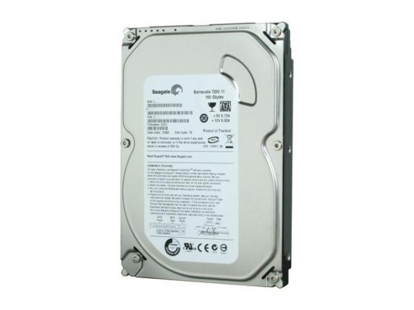 هارد دیسک درایو اینترنال سیگست (Seagate) مدل ST3160813AS ظرفیت 160 گیگابایت سرعت 7200RPM رابط SATA