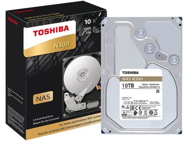 هارد دیسک درایو اینترنال توشیبا (Toshiba) مدل HDWG11AXZSTA ظرفیت 10 ترابایت سرعت 7200RPM رابط SATA