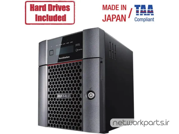 ذخیره ساز تحت شبکه (NAS) بوفالو (Buffalo) مدل TS5410DN0802 دارای 8TB (2x 4TB) هارد درایو و 4GB حافظه رم