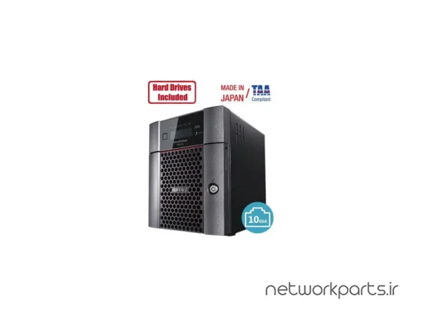 ذخیره ساز تحت شبکه (NAS) بوفالو (Buffalo) مدل WS5420DN08S9 دارای 8TB (4x 2TB) هارد درایو و 8GB حافظه رم