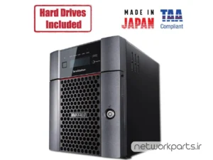 ذخیره ساز تحت شبکه (NAS) بوفالو (Buffalo) مدل TS5410DN2402 دارای 24TB (2x 12TB) هارد درایو و 4GB حافظه رم