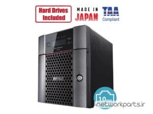 ذخیره ساز تحت شبکه (NAS) بوفالو (Buffalo) مدل TS6400DN4804 دارای 48TB (4x 12TB) هارد درایو و 8GB حافظه رم