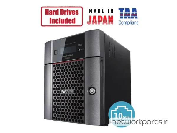 ذخیره ساز تحت شبکه (NAS) بوفالو (Buffalo) مدل TS6400DN4804 دارای 48TB (4x 12TB) هارد درایو و 8GB حافظه رم