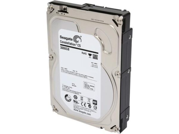 هارد دیسک درایو اینترنال سیگست (Seagate) مدل ST3000NC002 ظرفیت 3 ترابایت سرعت 7200RPM رابط SATA