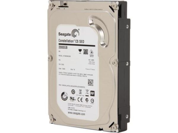 هارد دیسک درایو اینترنال سیگست (Seagate) مدل ST2000NC000 ظرفیت 2 ترابایت سرعت 7200RPM رابط SATA