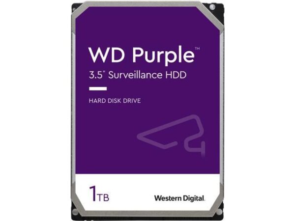 هارد دیسک درایو اینترنال وسترن دیجیتال (Western Digital) مدل WD10PURZ ظرفیت 1 ترابایت سرعت 5400RPM رابط SATA