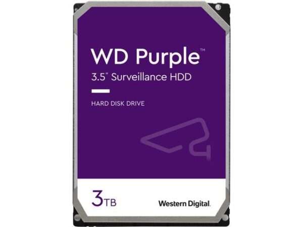هارد دیسک درایو اینترنال وسترن دیجیتال (Western Digital) مدل WD30PURZ ظرفیت 3 ترابایت سرعت 5400RPM رابط SATA