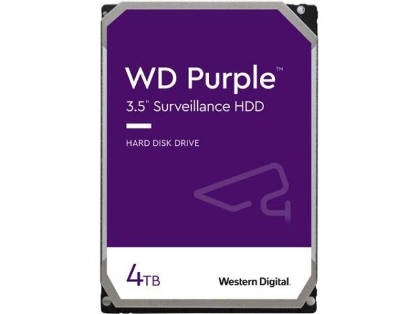هارد دیسک درایو اینترنال وسترن دیجیتال (Western Digital) مدل WD40PURZ ظرفیت 4 ترابایت سرعت 5400RPM رابط SATA