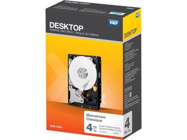هارد دیسک درایو اینترنال وسترن دیجیتال (Western Digital) مدل WDBH2D0040HNC-NRSN ظرفیت 4 ترابایت رابط SATA