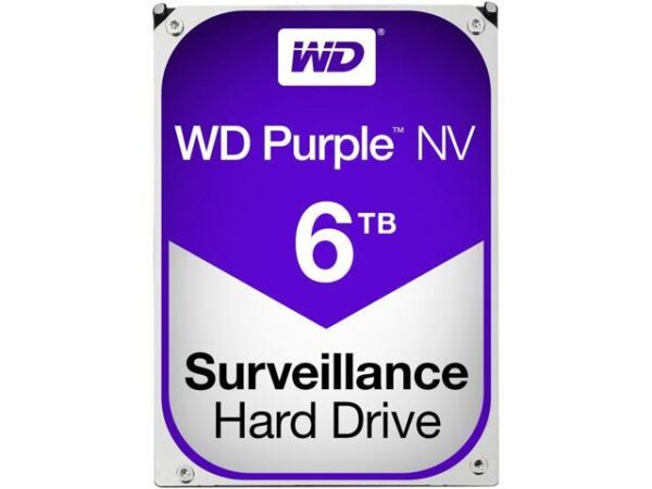 هارد دیسک درایو اینترنال وسترن دیجیتال (Western Digital) مدل WD6NPURX ظرفیت 6 ترابایت سرعت 5400RPM رابط SATA