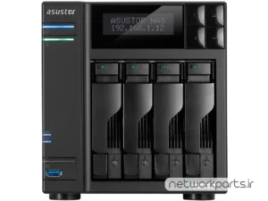 ذخیره ساز تحت شبکه (NAS) اسستور (Asustor) مدل AS6604T بدون هارد درایو دارای 4GB حافظه رم