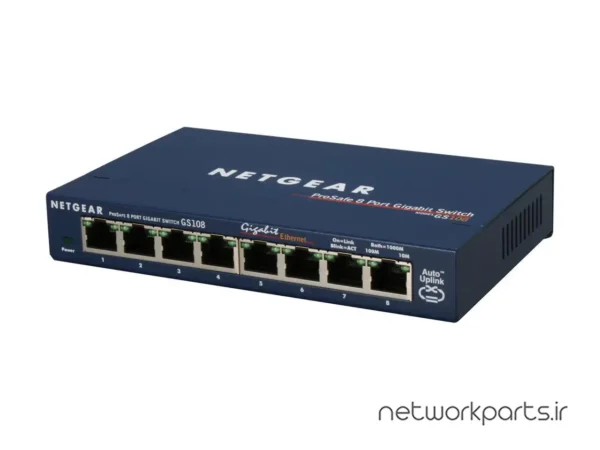 سوییچ نت گیر (Netgear) سری ProSafe مدل GS108 کد GS108NA دارای 8 پورت
