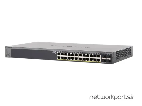 سوییچ نت گیر (Netgear) سری ProSafe مدل GS728TP-100NAS دارای 24 پورت