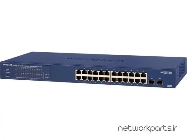 سوییچ نت گیر (Netgear) سری ProSafe مدل GS724TP-200NAS دارای 24 پورت