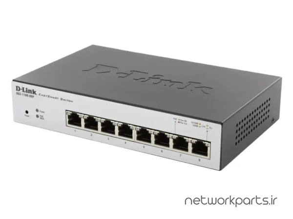 سوییچ دی لینک (D-Link) مدل DGS-1100-08P دارای 8 پورت
