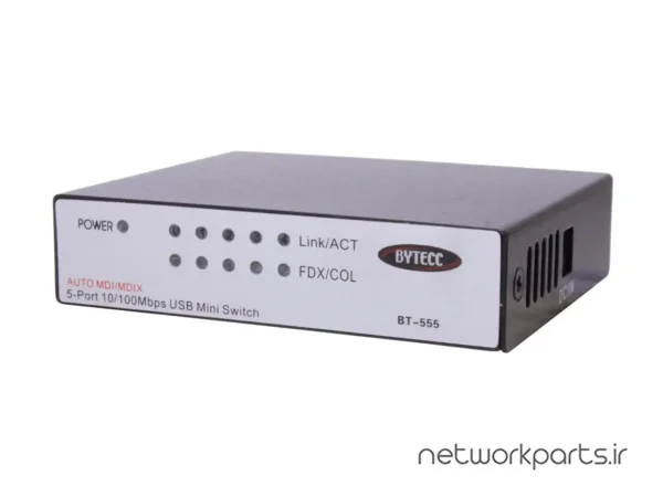 سوییچ BYTECC مدل BT-555 دارای 5 پورت