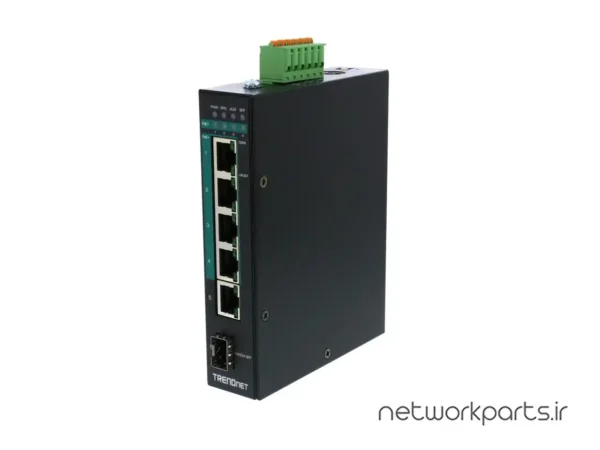 سوییچ ترندنت (TRENDnet) سری Industrial مدل TI-PG541I دارای 6 پورت