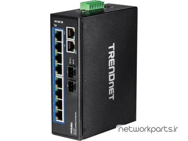 سوییچ ترندنت (TRENDnet) سری Industrial مدل TI-G102 دارای 10 پورت
