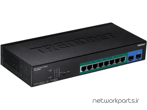 سوییچ ترندنت (TRENDnet) مدل TPE-082WS دارای 8 پورت