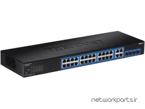 سوییچ ترندنت (TRENDnet) مدل TEG-284WS دارای 28 پورت