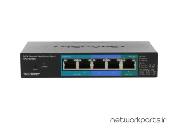 سوییچ ترندنت (TRENDnet) مدل TPE-P521ES-V1 دارای 5 پورت