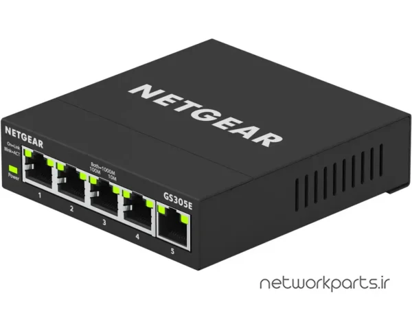 سوییچ نت گیر (Netgear) مدل GS305E-100NAS دارای 5 پورت