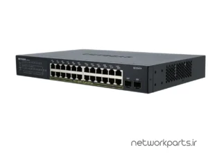 سوییچ نت گیر (Netgear) مدل GS324TP-100NAS دارای 24 پورت