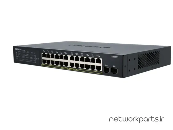 سوییچ نت گیر (Netgear) مدل GS324TP-100NAS دارای 24 پورت