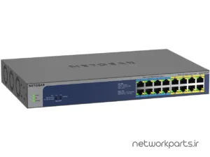سوییچ نت گیر (Netgear) سری ProSafe مدل GS516UP-100NAS دارای 16 پورت