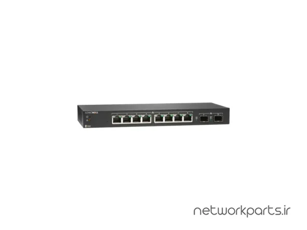 سوییچ سونیک وال (SonicWall) مدل 02-SSC-2462 دارای 10 پورت