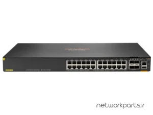 سوییچ اچ پی (HP) سری Aruba مدل 6200F-24G-CLASS4-PoE-4SFP+ کد JL725A دارای 24 پورت