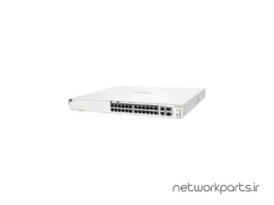 سوییچ اچ پی (HP) سری Aruba Instant On مدل 1960-24G-20P-CLASS4-4P-CLASS6-PoE-2XGT-2SFP+ کد JL807A دارای 24 پورت