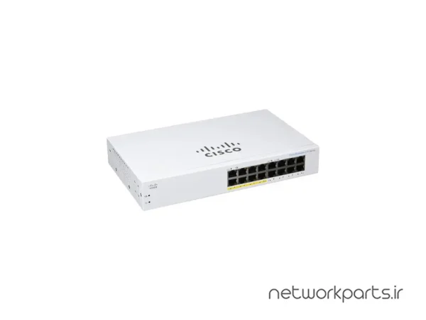 سوییچ سیسکو (Cisco) سری Business مدل CBS110-16PP-NA دارای 16 پورت