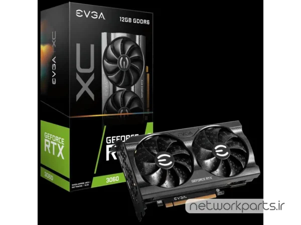 کارت گرافیکی انویدیا (NVIDIA) مدل 12G-P5-3657-KR پردازنده گرافیکی GeForce-RTX3060 حافظه 12 گیگابایت نوع GDDR6