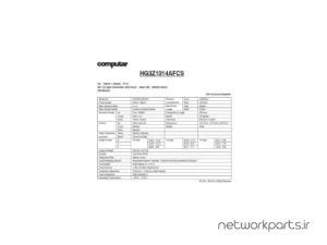 دوربین مدار بسته آنالوگ (Analog) کامپیوتر گنز (Computar Ganz) مدل HG3Z1014AFCS